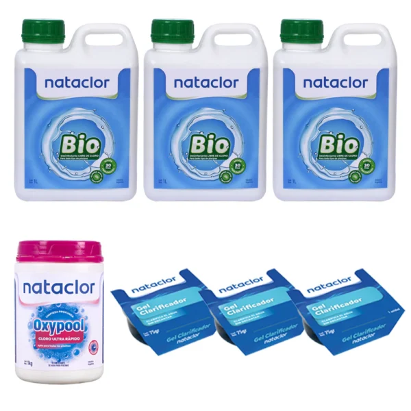 Piletas hasta 40.000 litros, SIN CLORO, para 3 meses