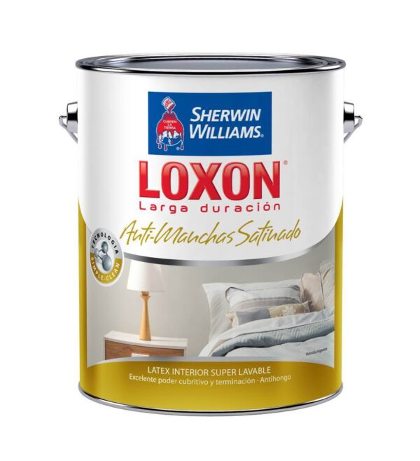 Pintura Látex Loxon Anti-manchas Satinado