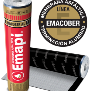 Emapi Membrana Asfaltica Con Aluminio EMACOBER 4 MM(ROLLO 10 M2)