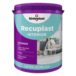 Pintura Látex Sinteplast Recuplast Interior Satinado