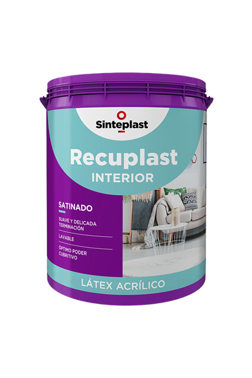 Pintura Látex Sinteplast Recuplast Interior Satinado