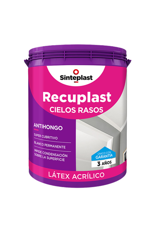 Pintura Látex Sinteplast Recuplast Cielorraso