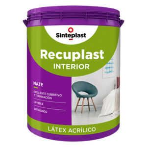 Pintura Látex Sinteplast Recuplast Interior Mate